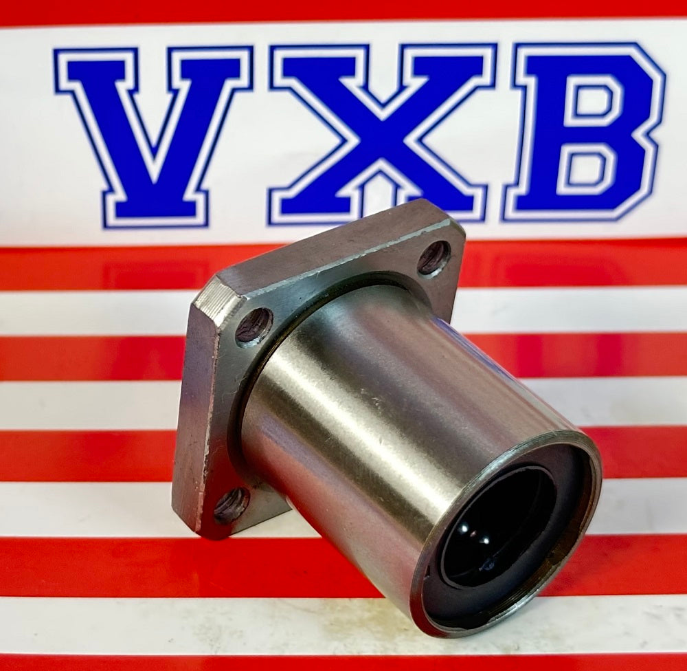 16mm Square Flanged Bushing Linear Motion LBK16UU LMK16UU - fast shipping 🇺🇸