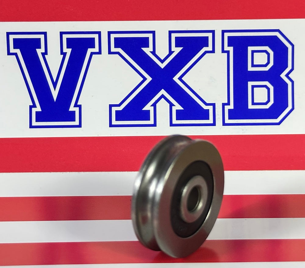 6mm Bore Bearing - 30mm 440C Stainless Steel Pulley U-Groove Track Roller Bearing 6x30x8mm - fast shipping 🇺🇸