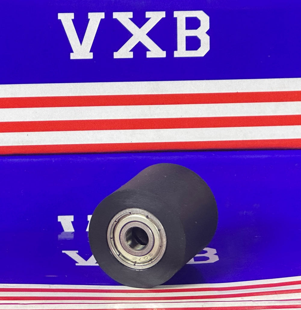 7x30x30 Polyurethane Sealed Bearing - Black PU Nylon Tire 7x30x30mm - fast shipping 🇺🇸