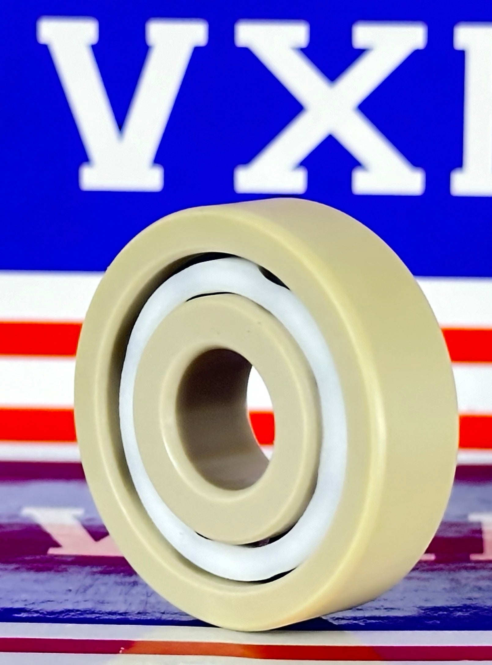 6200 PEEK Ball Bearing - Si₃N₄ Ceramic Balls - PTFE Cage - 10x30x9mm - fast shipping 🇺🇸