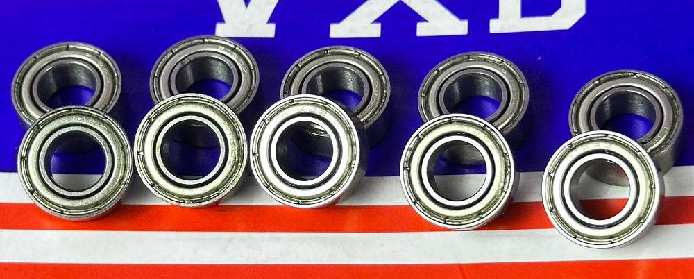 10-Pack R188ZZ Bearings 1/4" x 1/2" x 3/16" - 1/4" Bore Bearings - fast shipping 🇺🇸