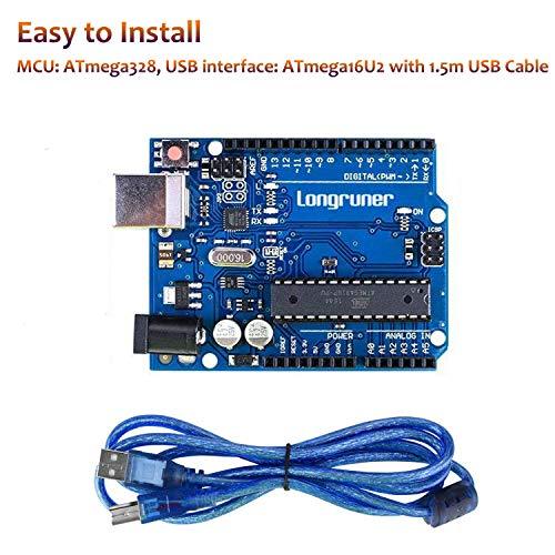 3D Printer CNC Controller Ardiuno CNC kit - for Arduino IDE, GRBL CNC Shield Board+RAMPS 1.4 Mechanical Switch Endstop DRV8825 A4988 Stepper Motor Driver Nema17 Stepper Motor LKB02,Black - fast shipping 🇺🇸