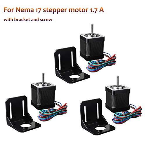 3D Printer CNC Controller Ardiuno CNC kit - for Arduino IDE, GRBL CNC Shield Board+RAMPS 1.4 Mechanical Switch Endstop DRV8825 A4988 Stepper Motor Driver Nema17 Stepper Motor LKB02,Black - fast shipping 🇺🇸