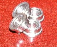 4-Pack Slot Car Axle Flanged Shielded Bearings 3x6x2.5 - fast shipping 🇺🇸