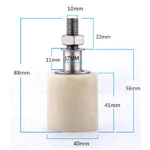 40x45mm Sliding Guide/Track Wheel Bolt & Nut Mounting - fast shipping 🇺🇸