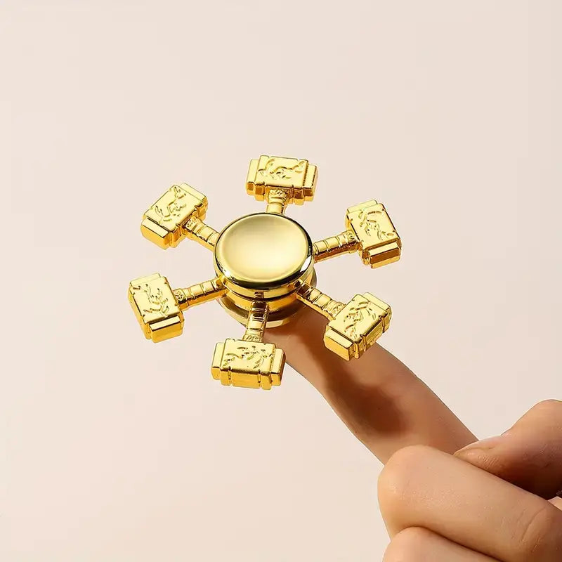 Brass Fidget Finger Gyro Metal Fingertip Decompression Spinner Toy - fast shipping 🇺🇸