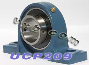 45mm Bearing UCP-209 + Pillow Block Cast Housing Mounted Bearing - fast shipping 🇺🇸