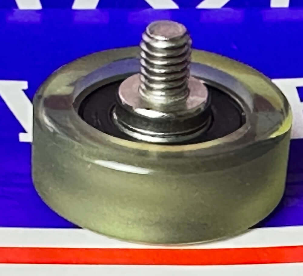 PU15x50x15 C2 L12 Green PU Covered Bearing M10 Stud - fast shipping 🇺🇸
