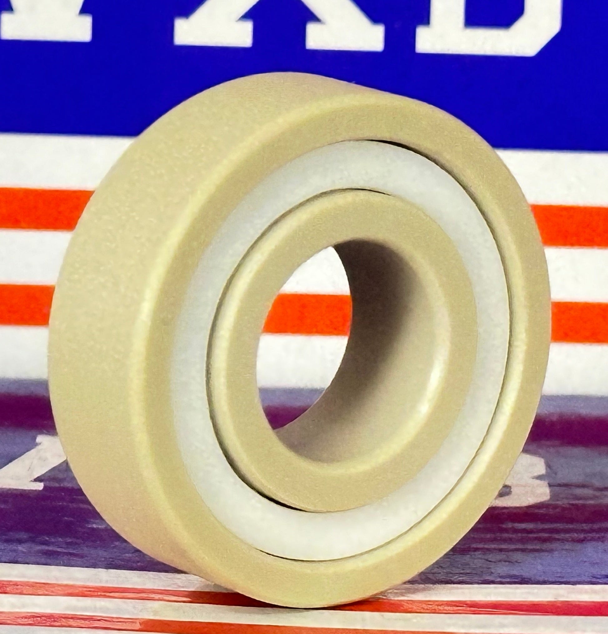 6202 PEEK Ball Bearing - Si₃N₄ Ceramic Balls - PTFE Cage - 15x35x11mm - fast shipping 🇺🇸