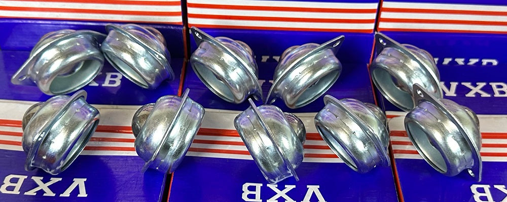 10-Pack Flange 2 Holes Ball Transfer Unit 1" Mounted Surface Bearings - fast shipping πΊπΈ