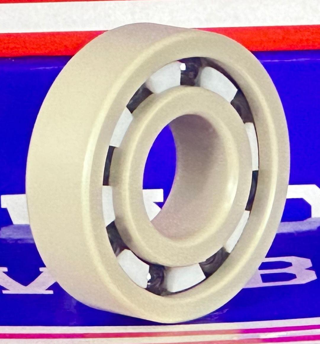 6203 PEEK Ball Bearing - Si₃N₄ Ceramic Balls - PTFE Cage - 17x40x12mm - fast shipping 🇺🇸