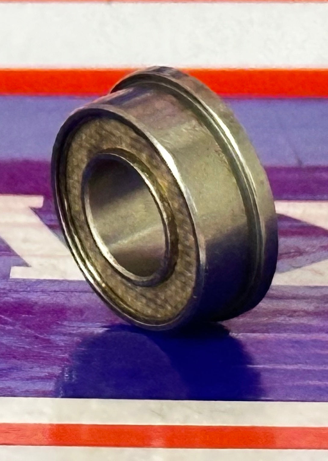 SFR188ZT EZO made in Japan Flanged Stainless Steel 1/4" x 1/2" x 3/16" Bearing - fast shipping 🇺🇸