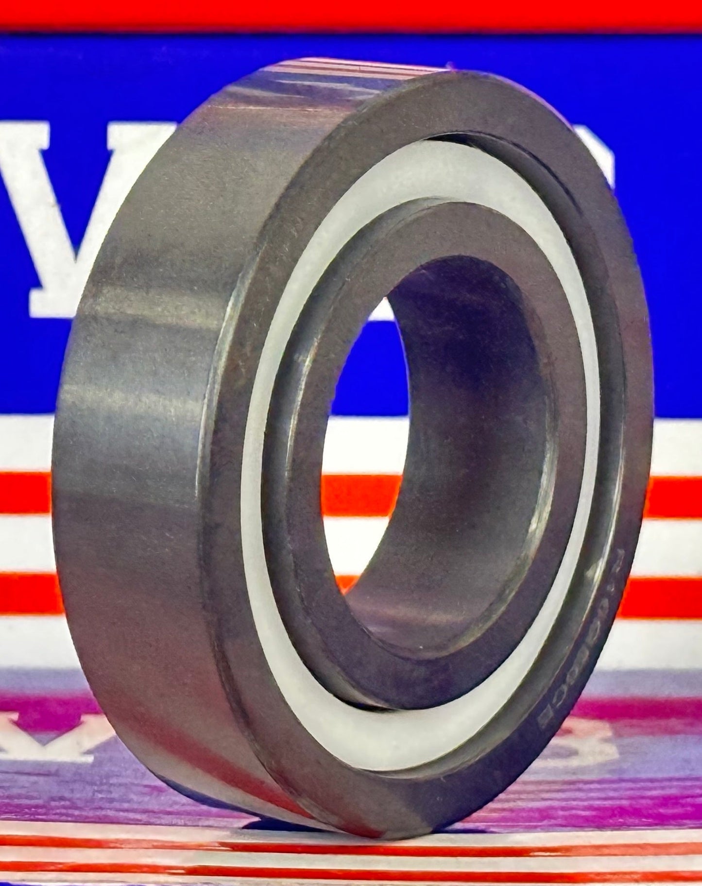 Full Ceramic R16 SI3N4/SI3N4 PTFE Full Ceramic Bearing - 1" ID x 2" OD x 1/2" Width - fast shipping 🇺🇸