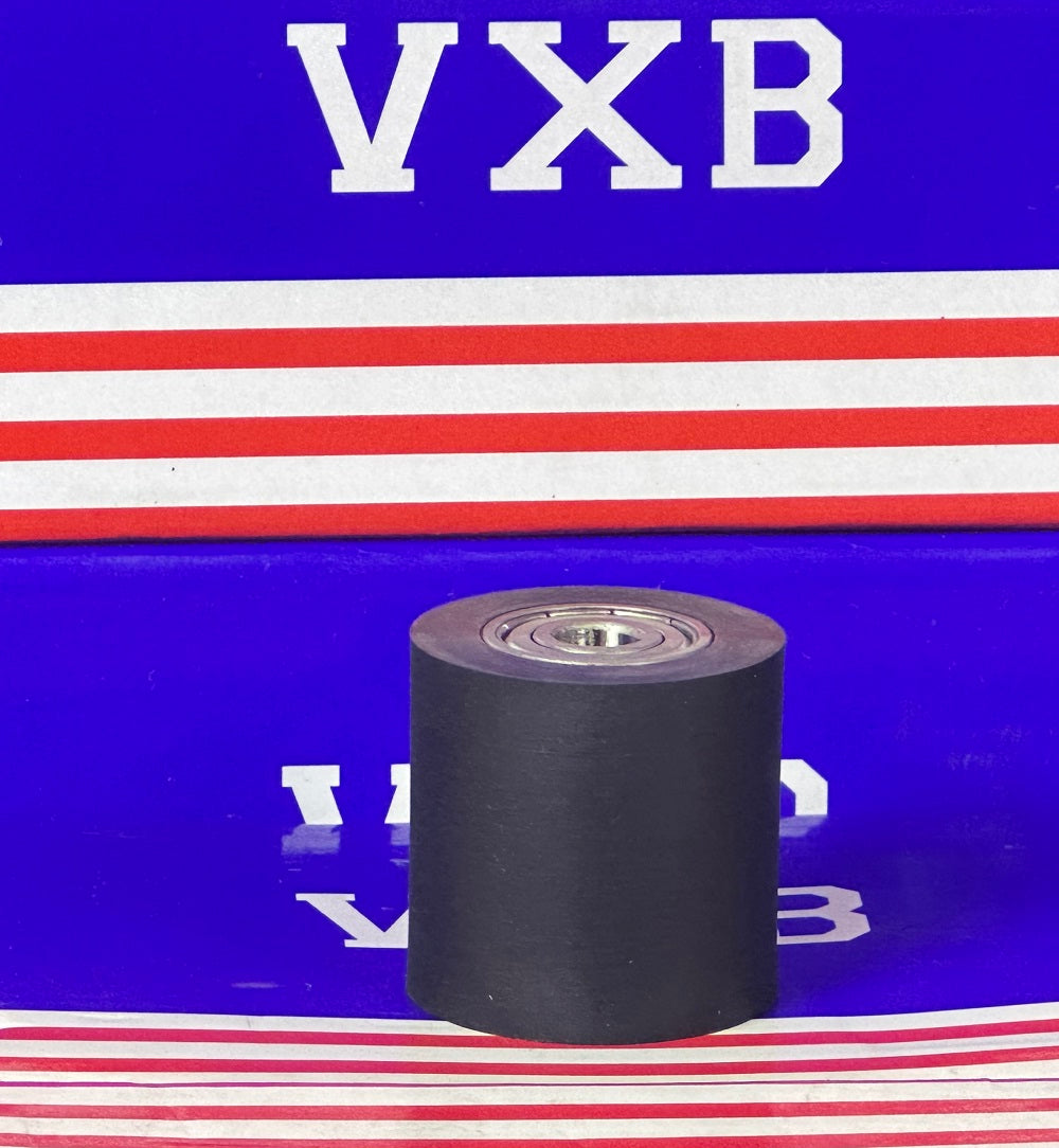 7x30x30 Polyurethane Sealed Bearing - Black PU Nylon Tire 7x30x30mm - fast shipping 🇺🇸