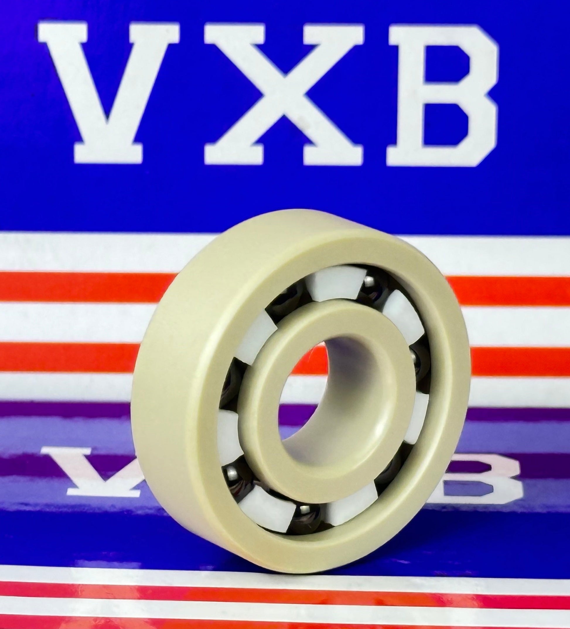 6201 PEEK Ball Bearing - Si₃N₄ Ceramic Balls - PTFE Cage - 12x32x10mm - fast shipping 🇺🇸