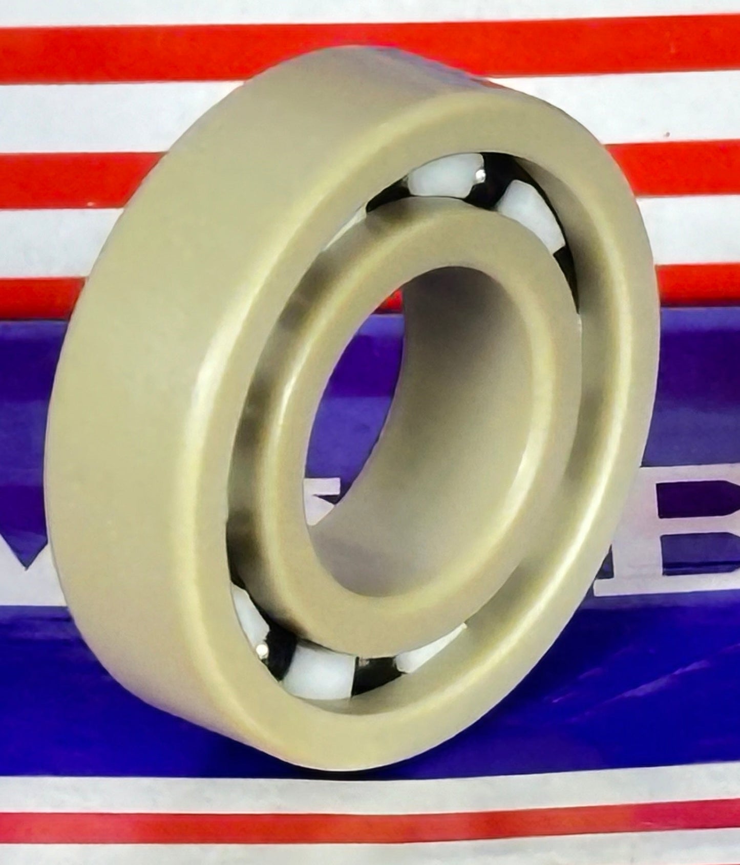 6003 PEEK Ball Bearing - Si₃N₄ Ceramic Balls - PTFE Cage - 17x35x10mm - fast shipping 🇺🇸