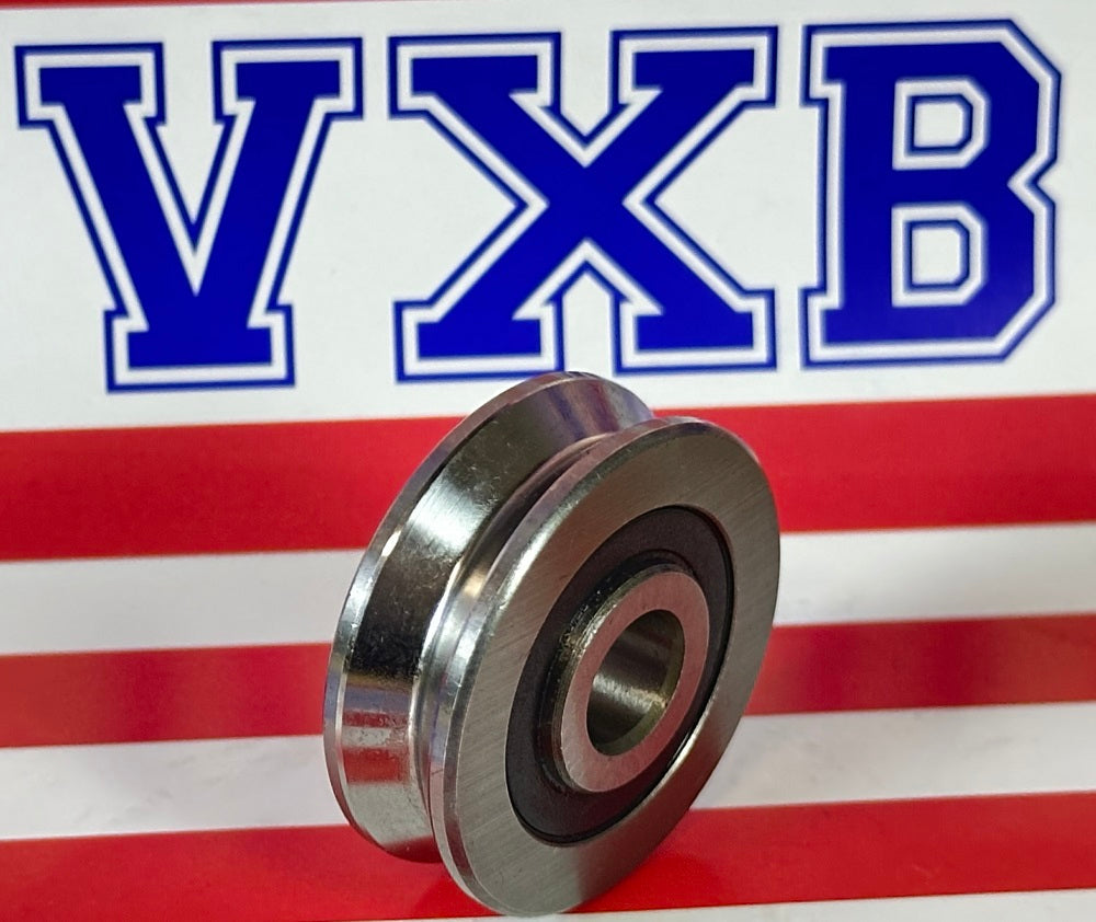 10x37x12/14mm V Groove Track Roller Bearing With Extended Inner 2mm - fast shipping 🇺🇸