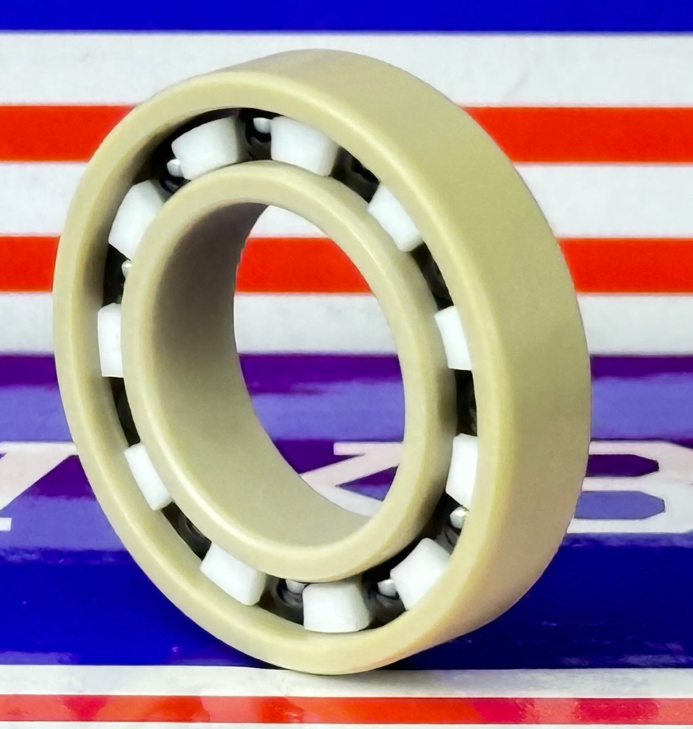 6903 PEEK Ball Bearing - Si₃N₄ Ceramic Balls - PTFE Cage - 17x30x7mm - fast shipping 🇺🇸