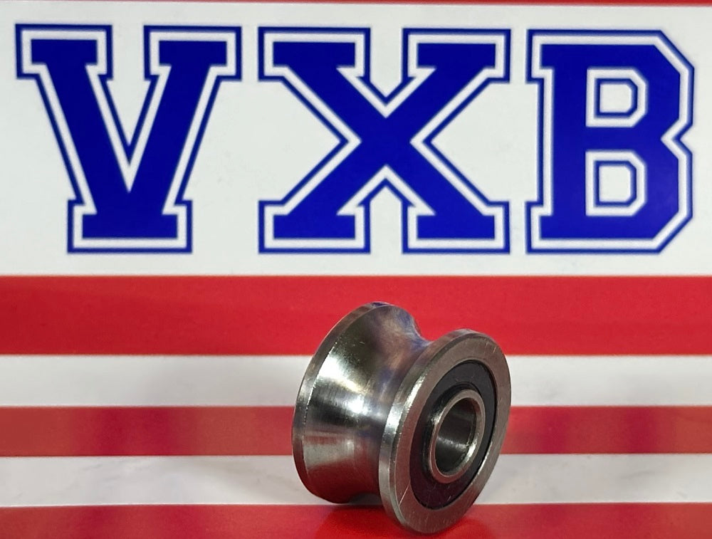 8mm Bore Bearing - 22.5mm Pulley U-Groove Track Roller Bearing 8x22.5x13.5mm - fast shipping 🇺🇸