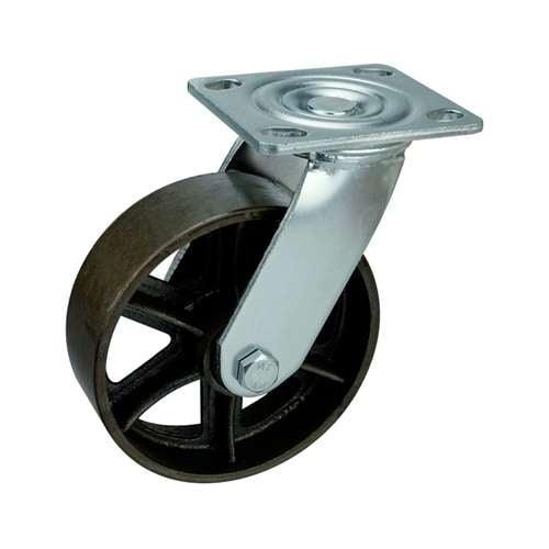5" Heavy Duty Caster Wheel 507 Lbs - Cast iron Top Plate - fast shipping 🇺🇸