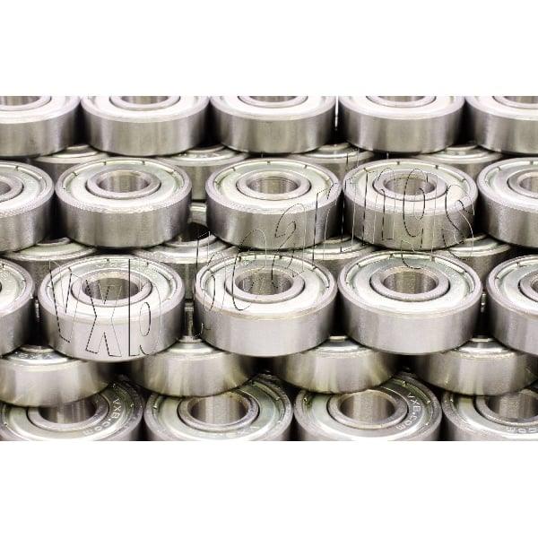50-Pack Shielded Bearings R168ZZ 1/4x3/8x1/8 inch Miniature - fast shipping πΊπΈ