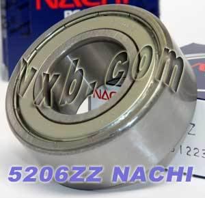 5206ZZ Nachi Angular Contact Bearing - Double Row - 30x62x23.8 Bearing - fast shipping πΊπΈ