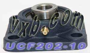 5/8 Bearing UCF-202-10 + Square Flanged Cast Housing Mounted Bearing - fast shipping 🇺🇸