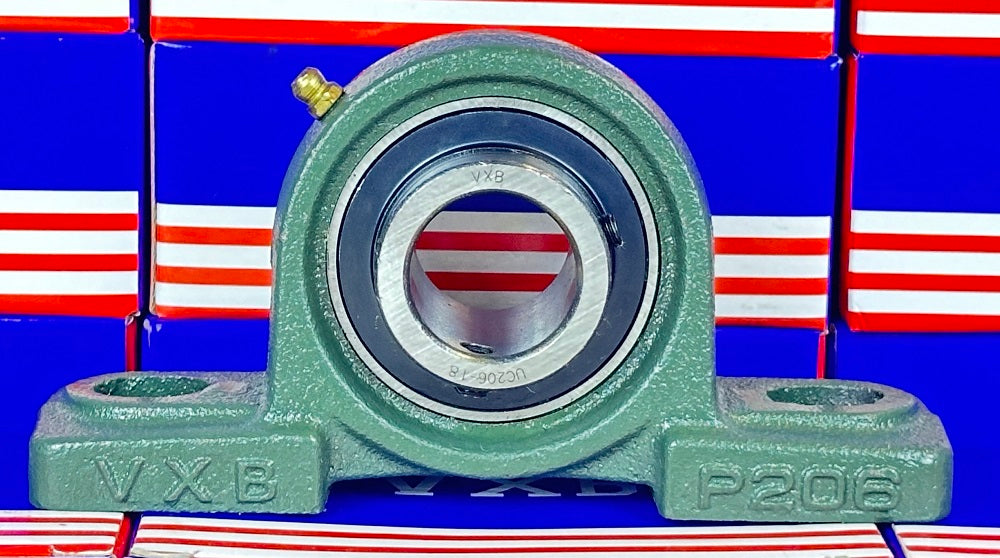 1-1/8 Bearing UCP206-18 Pillow Block Cast Housing Mounted Bearing
