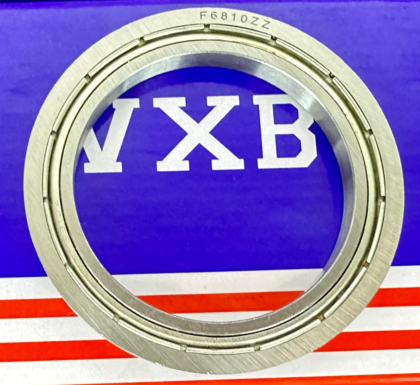 F6810ZZ Flanged Bearing Shielded Chrome Steel 50x65x7mm - fast shipping 🇺🇸