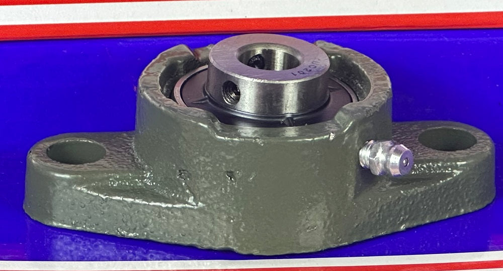 12mm Bearing UCFL201 2-Bolts Flanged Cast Housing Mounted Bearing - fast shipping 🇺🇸
