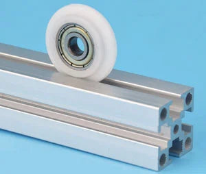 5mm Bore 2020 Aluminum Extrusion Profile 25mm POM Plastic Y Type Track Sliding Wheel Bearing 5x25x7mm - fast shipping 🇺🇸
