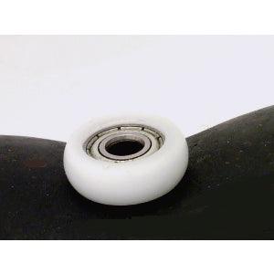 4mm Bore Bearing - 12mm White Plastic Tire 4x12x7mm round - fast shipping 🇺🇸
