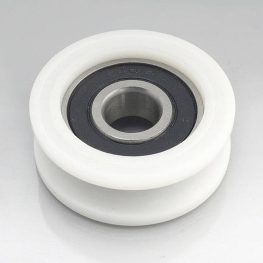 5mm Bore Bearing - 21mm Round Nylon Pulley U-Groove Track Roller Bearing 5x21x6mm - fast shipping 🇺🇸