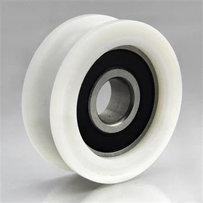 5mm Bore Bearing - 21mm Round Nylon Pulley U-Groove Track Roller Bearing 5x21x6mm - fast shipping 🇺🇸