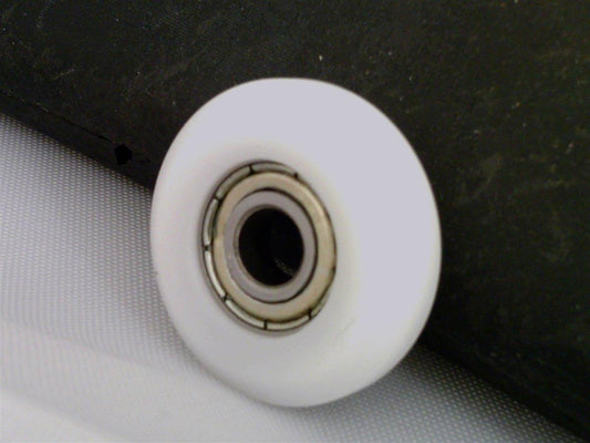 5mm Bore Bearing - 22mm White Plastic Tire 5x22x7mm - fast shipping 🇺🇸