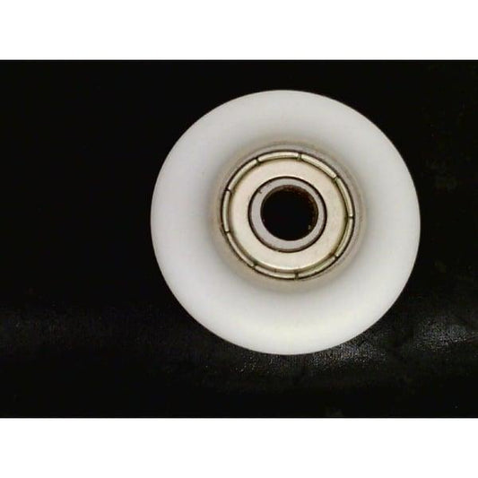 5mm Bore Bearing - 28mm White Plastic Tire 5x28x7mm - fast shipping 🇺🇸