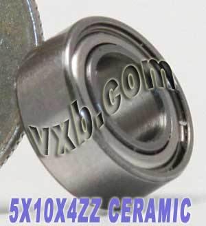 5x10x4mm Ceramic Shielded Bearing Miniature - fast shipping 🇺🇸