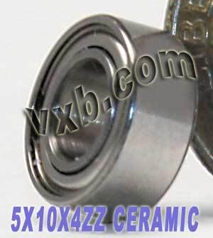 5x10x4mm Ceramic Shielded Bearing Miniature - fast shipping 🇺🇸