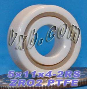 5x11x4 ZrO2 Full Ceramic Sealed Miniature Bearing - fast shipping 🇺🇸