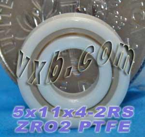 5x11x4 ZrO2 Full Ceramic Sealed Miniature Bearing - fast shipping 🇺🇸