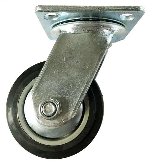 6" Heavy Duty Caster Wheel - PVC - Top Plate Mount - fast shipping 🇺🇸