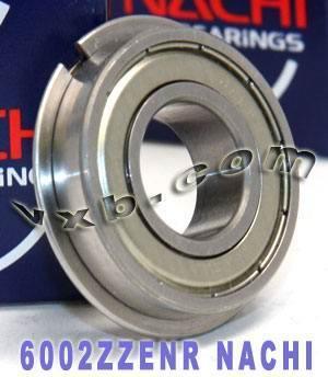 6002ZZENR Nachi Bearing 15x32x9 Shielded C3 Snap Ring Japan Made - fast shipping πΊπΈ