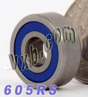 605RS Ball Bearing 5x14x5mm - Sealed - Miniature - fast shipping 🇺🇸