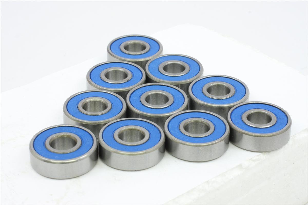 100-Pack 608-2RS Skate Ball Bearings - Blue Seals - fast shipping 🇺🇸