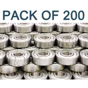 200-Pack Skateboard Ball Bearings 608ZZ - fast shipping 🇺🇸