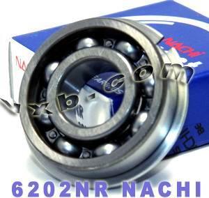 6202NR Nachi Bearing Open C3 Snap Ring Japan 15x35x11mm - fast shipping 🇺🇸