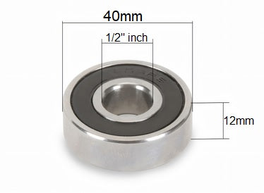 6203-2RS-8 1/2" Bearing 1/2" x 40mm x 12mm 0.500 inch ID Ball Bearing - fast shipping 🇺🇸