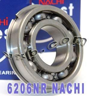 6206NR Nachi Bearing Open C3 Snap Ring Japan 30x62x16 Bearing - fast shipping 🇺🇸