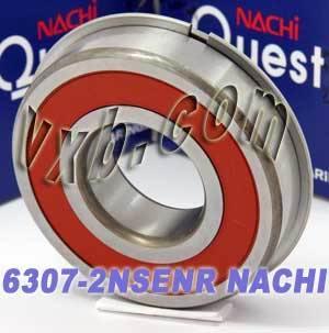 6307-2NSENR Nachi Bearing Sealed C3 Snap Ring Japan 35x80x21 Bearing - fast shipping πΊπΈ