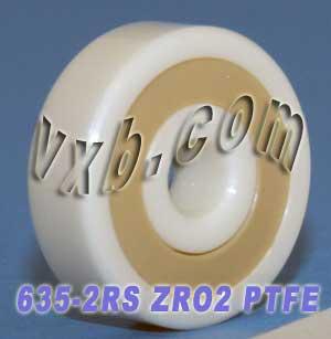 635-2RS Full Ceramic Sealed Bearing 5x19x6 ZrO2 Miniature Bearing - fast shipping 🇺🇸